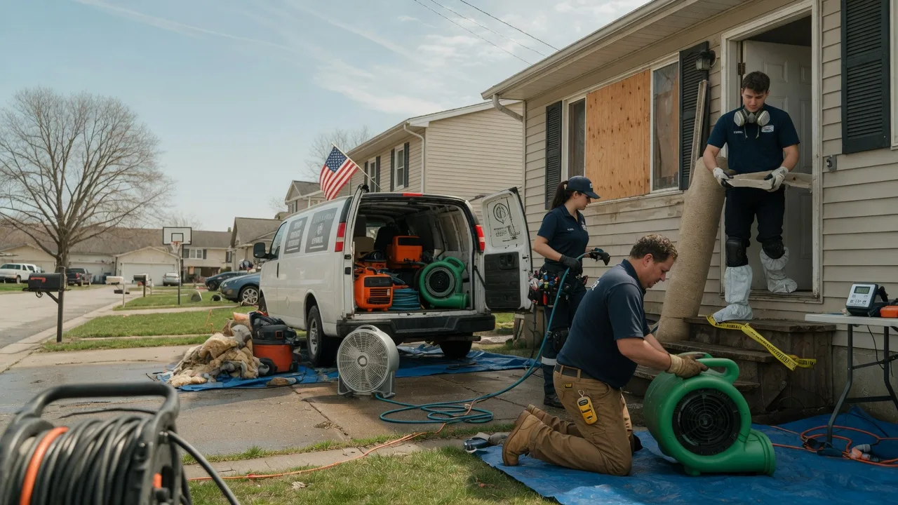 Water Damage Restoration in Dakota, IL near me